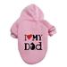 Winter Warm Hoodies Pet Pullover Cute Puppy Sweatshirt Dog Christmas Small Cat Dog Outfit Pet Apparel Clothes Z3-Pink 9XL