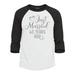 Shop4Ever Men s Just Married 50 Years Ago 50th Anniversary Raglan Baseball Shirt Large White/Black