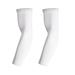 Frcolor 2PCS Sun Protection Elbow Sleeve Stretchy Long Elbow Guard Sleeve Breathable Elbow Protector Unisex Elbow Brace for Protection Outdoor Training (White Size L)