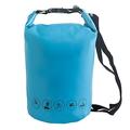 5L Waterproof Dry Bag Folding Dry Compression Sack PVC Dry Rucksack with Detachable Shoulder Strap for Hiking Swimming Camping Boating