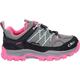 CMP Kinder Trekkinghalbschuhe KIDS RIGEL LOW TREKKING SHOE WP, Größe 34 in CEMENTO-PINK FLUO