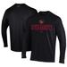 Men's Under Armour Black Quad Cities River Bandits Performance Long Sleeve T-Shirt