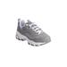 Women's The D'Lites Life Saver Sneaker by Skechers in Grey Multi Medium (Size 9 M)