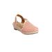 Extra Wide Width Women's The Clea Espadrille by Comfortview in Orange Multi (Size 7 1/2 WW)