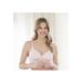 Plus Size Women's Bestform 5006248 Striped Wireless Cotton Bra With Lightly-Lined Cups by Bestform in Bittersweet Pink (Size 40 D)