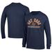 Men's Champion Navy Bowling Green Hot Rods Jersey Long Sleeve T-Shirt