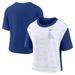 Women's Nike Royal/White Los Angeles Dodgers Line Up High Hip Fashion T-Shirt