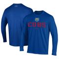 Men's Under Armour Royal Iowa Cubs Performance Long Sleeve T-Shirt