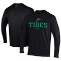 Men's Under Armour Black Norfolk Tides Performance Long Sleeve T-Shirt