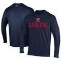 Men's Under Armour Navy Tacoma Rainiers Performance Long Sleeve T-Shirt