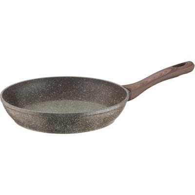 Bratpfanne PINTINOX "Chalet", braun, Ø:24cm, Pfannen, Stein-Optik, Induktionsgeeignet