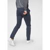 Chinos JACK & JONES "JPSTOLLIE JJDAVE CHINO", Herren, Gr. 33, Länge 34, blau (navy blazer), Web, Obermaterial: 98% Baumwolle, 2% Elasthan, unifarben, modisch, normal normal, Hosen