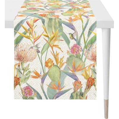 Tischläufer APELT "6522 SUMMERTIME, Sommerdeko, Sommer", bunt, B:48cm L:140cm, Polyester, Baumwolle, Tischdecken, Digitaldruck Image