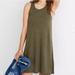 Madewell Dresses | Madewell Tank Dress In Olive Green | Color: Green | Size: Xs