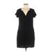 Gap Casual Dress - Shift: Black Solid Dresses - Women's Size Medium