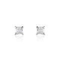 Boucles D'oreilles Puces Alys Argent Blanc Oxyde De Zirconium