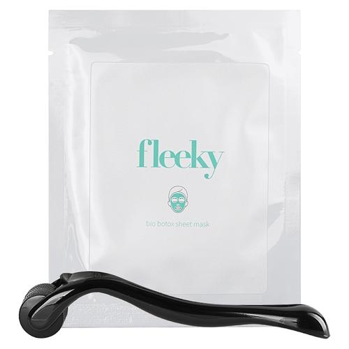 Fleeky - Bio Botox Sheet Mask mit 540 Needle Dermaroller Tuchmasken