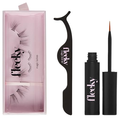 Fleeky - Magic Lashes Kit - Kunstwimpern mit Kleber & Applikator Künstliche Wimpern 1 ct #05 - Wifey