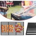 42 x 28 cm Grille de barbecue en fonte massive, En fonte émaillée, Accessoire pour barbecue,