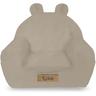 Fauteuil enfant avec oreilles Flumi beige