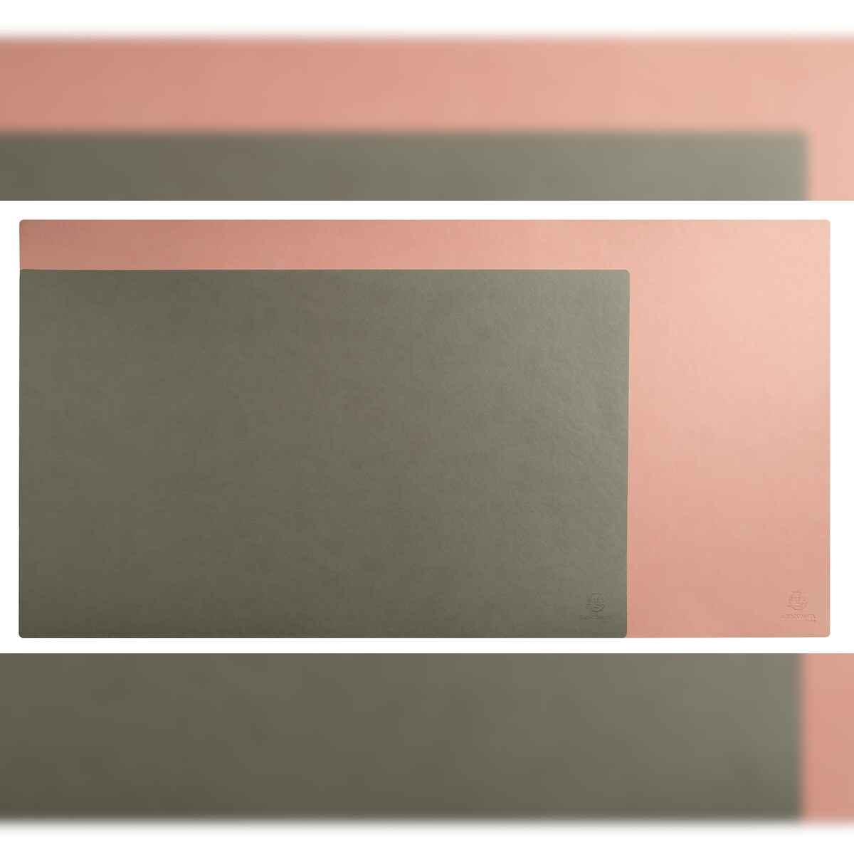 Exacompta 29140E 16x Schreibtischunterlage weich/flexibel PU 40x80cm, 4 Farben sortiert - Farben sortiert Image