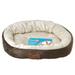 Aspen Pet Oval Nesting Pet Bed - Brown 20 L x 16 W Pack of 3