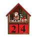 Pianpianzi Small Wall Calendars 2022 More Time Moms Fridge Calendar 2022 Space Calendar house Christmas combination decoration wooden decorations luminous calendar Home Decor