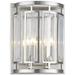 Mersesse by Z-Lite Brushed Nickel 2 Light Wall Sconce