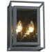 Infinity by Z-Lite Misty Charcoal 2 Light Wall Sconce