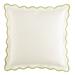 Scalloped Outdoor Pillow Cover - Black/White - 12" x 20" - Ballard Designs - Ballard Designs