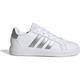 ADIDAS Kinder Halbschuhe Grand Court Lifestyle Tennis Lace-Up, Größe 36 in Weiß