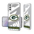 Green Bay Packers Personalized Tilt Design Galaxy Clear Case