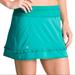 Athleta Skirts | Athleta Happy Isles Run Skort Ruffle Trim Stretch Tennis Skirt Fiji Teal Green | Color: Blue/Green | Size: S