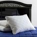 Quilted Slumber Pillow White, Queen, White