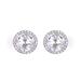 Kate Spade Jewelry | Kate Spade Pave Cz Halo Stud Earrings | Color: Silver/White | Size: Os