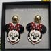 Disney Jewelry | New Disney X Baublebar Minnie Mouse Earrings | Color: Black/Red | Size: Os