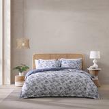 Tommy Bahama Home Tommy Bahama Pen & Ink Cotton Duvet Cover Set Cotton in Blue | Queen Duvet Cover + 2 Standard Shams | Wayfair USHSFN1241822