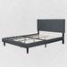 Latitude Run® Full/Double Platform Bed Upholstered/Linen | 42.5 H x 58 W x 80.5 D in | Wayfair ABBD895D17F4472781D3D45978733DB1