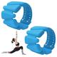 MXiiXM Wrist Weights Set of 2, Adjustable Silicone Weight Bracelets for Women & Men, Wearable Ankle/Wrist Weights Suitable for Yoga, Dance, Pilates, Pool Exercises and Jogging etc, 2lb/4lb (4lb, Blue)