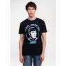 "T-Shirt LOGOSHIRT ""Star Trek - Spock Im So Fun"" Gr. S, schwarz Herren Shirts T-Shirts mit witzigem Spock-Print"