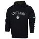 LIVE FOR RUGBY Scotland Navy Thistle Embroidered Hoody Size Small - XXL (Medium)