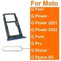 Support d'escalade de carte SIM pour Motorola Moto G Fast G Pro G Pure G Stylus 5G Power 2021