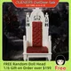 Chaise en résine de Style gothique avec siège de poupée 1/4 Bjd atmosphère haut de gamme et