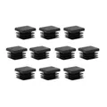 Pack de 10 embouts carrés pour pieds 1x1 pouce avec trou de Tube