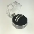 Anneau magnétique PK gravé avec cercle foncé (18/19/20/21mm disponible) accessoires de magicien