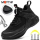 MJYTHF-Bottes de travail anti-écrasement pour hommes baskets de travail anti-crevaison chaussures