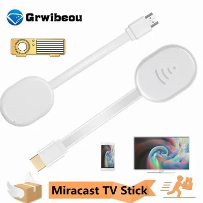 GRWIBEOU-Clé TV Miracast Anycast récepteur d'affichage WiFi sans fil dongle DLNA Airplay