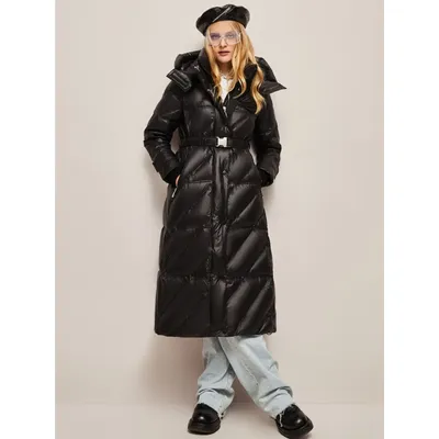 Parkas à capuche avec ceinture pour femme Long manteau d'hiver de grande qualité plus épais chaud