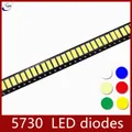 Lumière blanche SMD LED diodes violet bleu glace orange jaune vert rouge jaune bleu vert