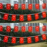 Banderoles de turquie 14x21cm 20 pièces/lot fanions banderoles fête vacances